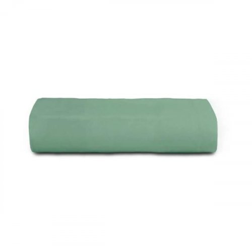 Lençol com Elástico Casal Altenburg Toque Acetinado Verde Granito
